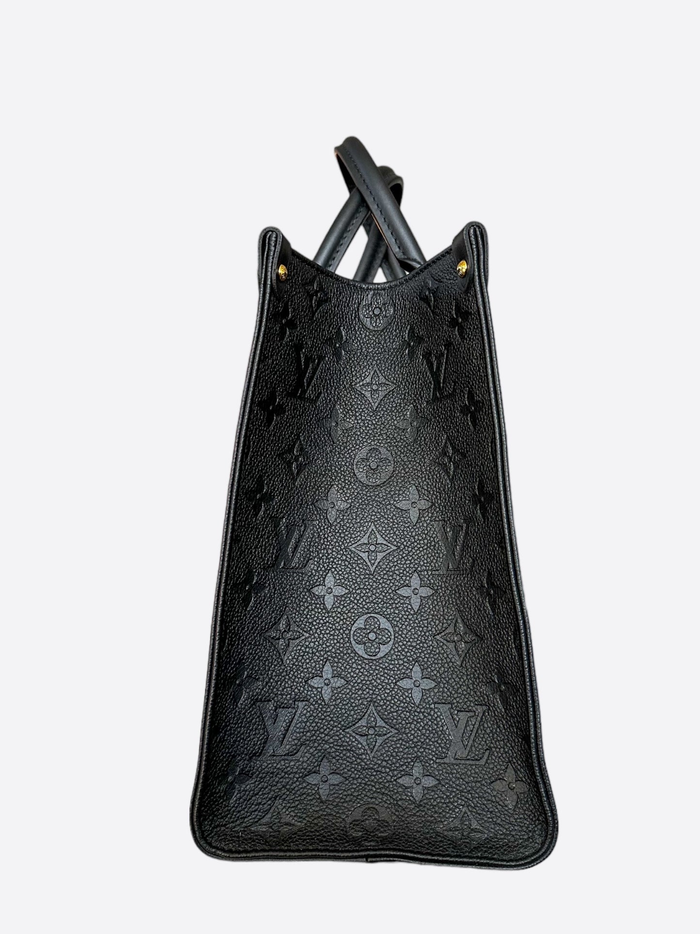 Louis Vuitton Black Monogram Empreinte On The Go MM