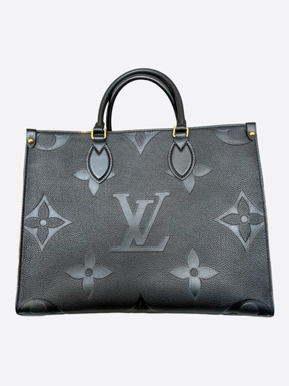 Louis Vuitton Black Monogram Empreinte OnTheGo MM – Savonches