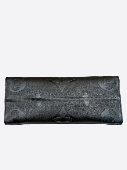 Louis Vuitton Black Monogram Empreinte On The Go MM