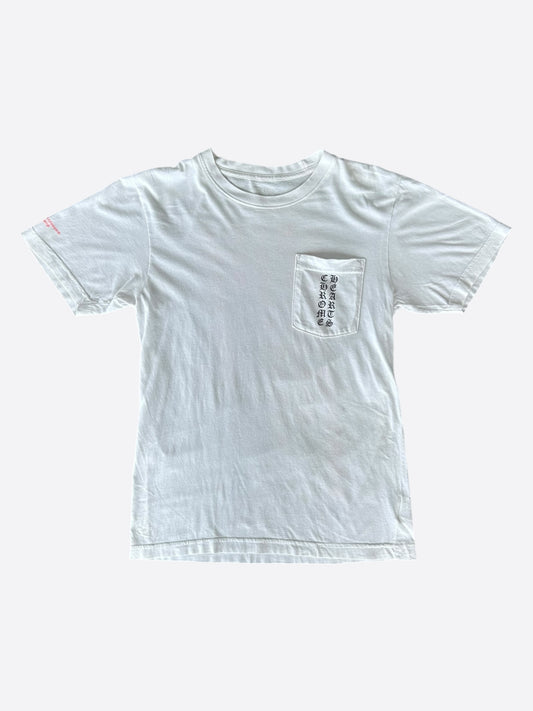 Chrome Hearts White & Red Made In Hollywood T-Shirt