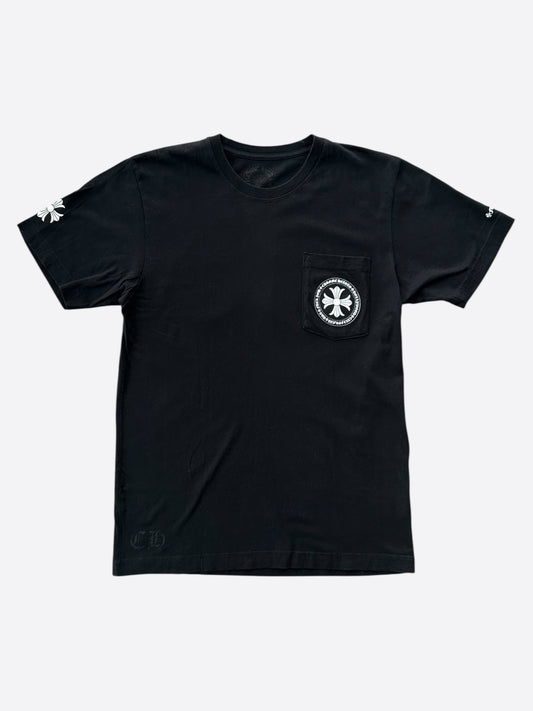 Chrome Hearts Black & White Cross Logo T-Shirt