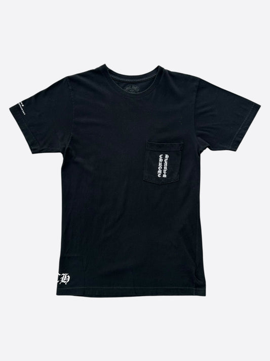 Chrome Hearts Black & White Cross Logo T-Shirt