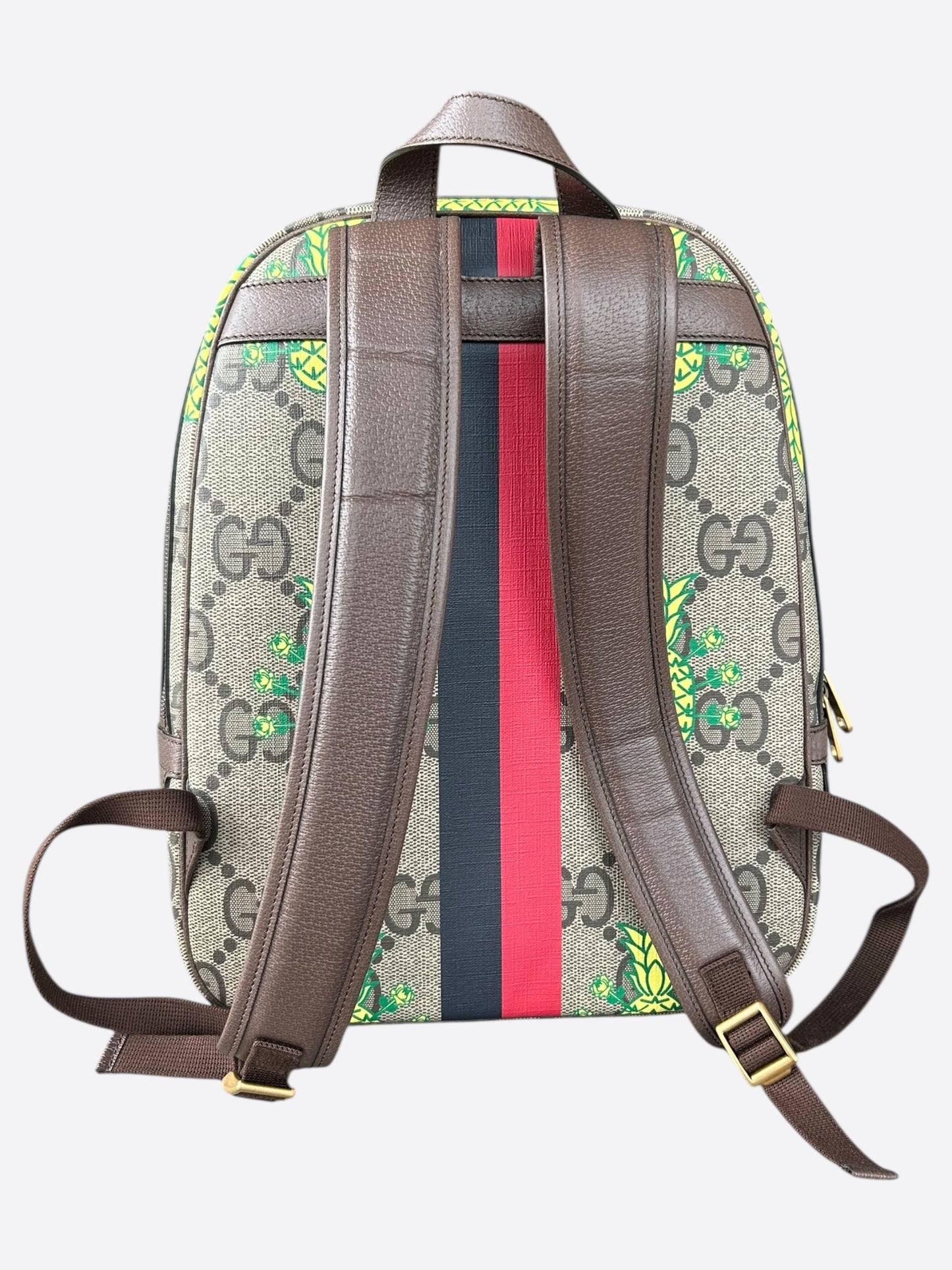 Gucci Beige GG Monogram Pineapple backpack
