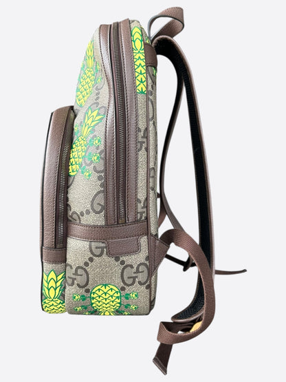 Gucci Beige GG Monogram Pineapple backpack