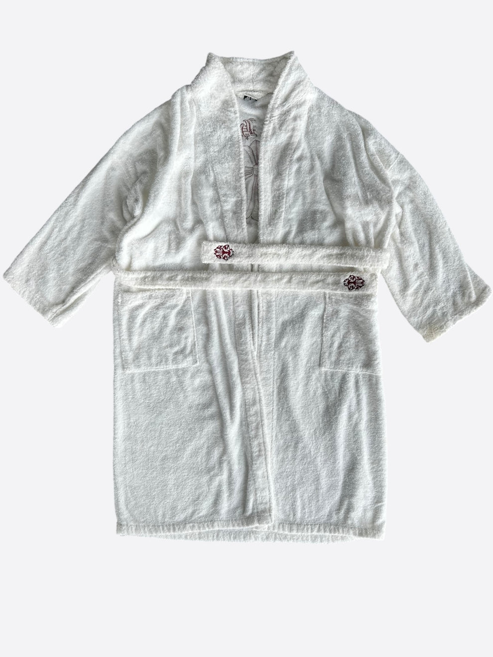 Red Cross Robe Chrome Hearts White & Red Cross Logo Robe – Savonches