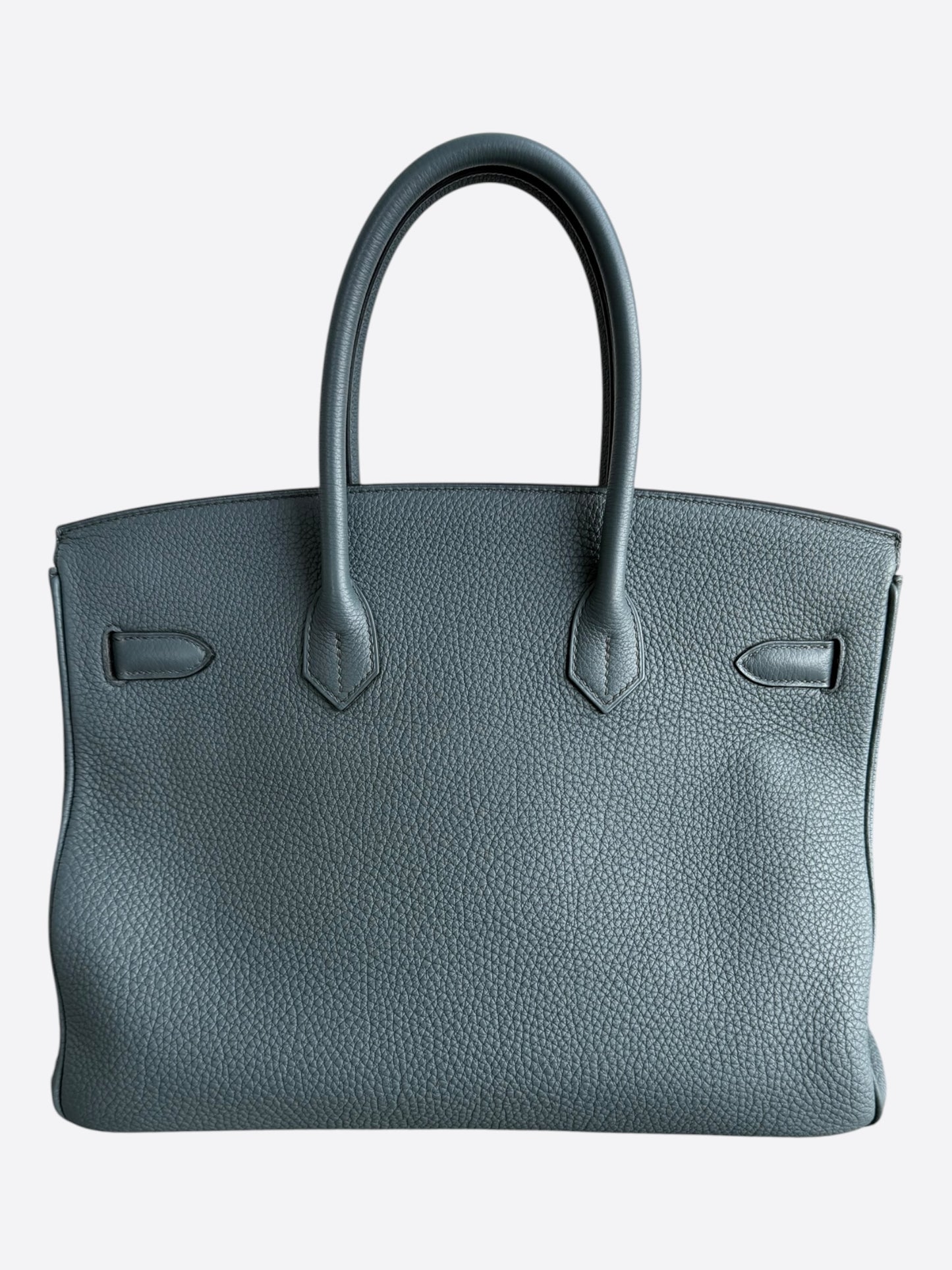 Hermes Bleu Orage Togo & Palladium Hardware Birkin 35