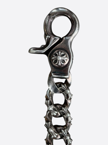 Chrome Hearts Silver Fancy Link Cuban Bracelet