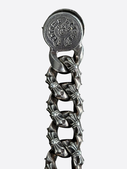 Chrome Hearts Silver Fancy Link Cuban Bracelet