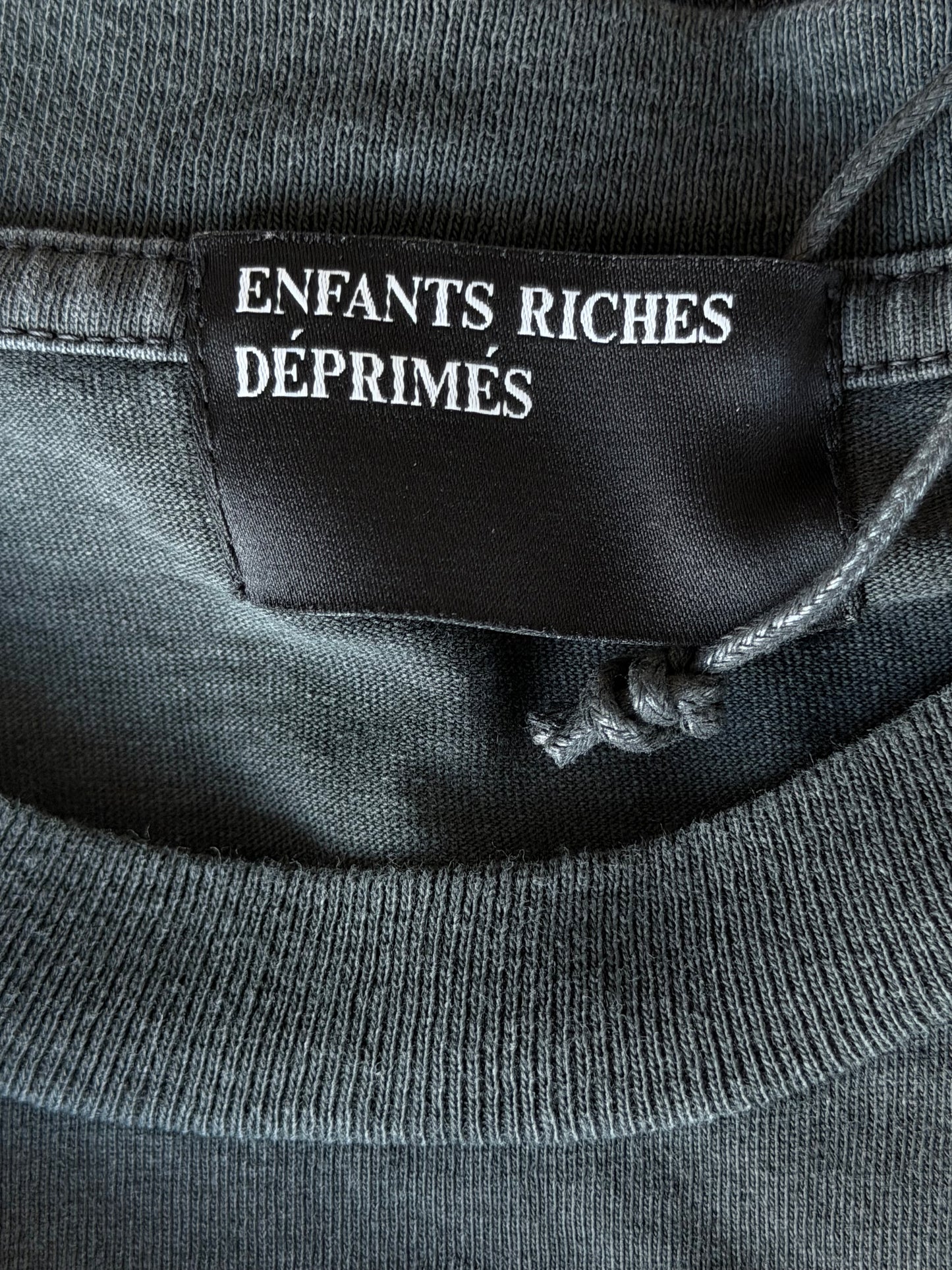 Enfants Riches Deprimes Faded Black & White Bauhaus Graphic T-Shirt