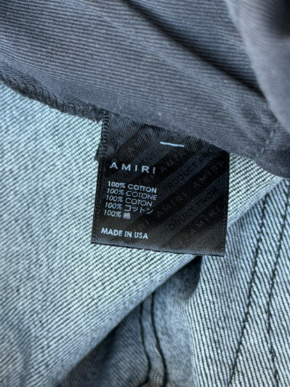 Amiri Grey & Black Patch MX1 Jeans