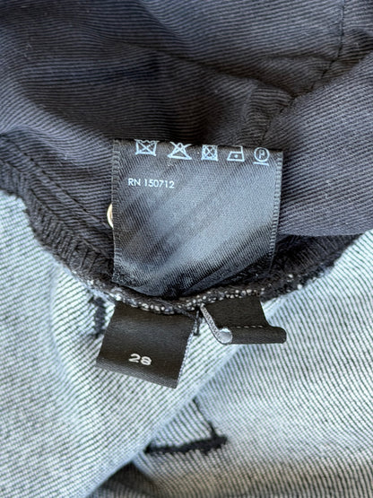Amiri Grey & Black Patch MX1 Jeans