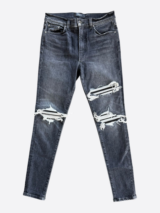Amiri Grey & Black Patch MX1 Jeans