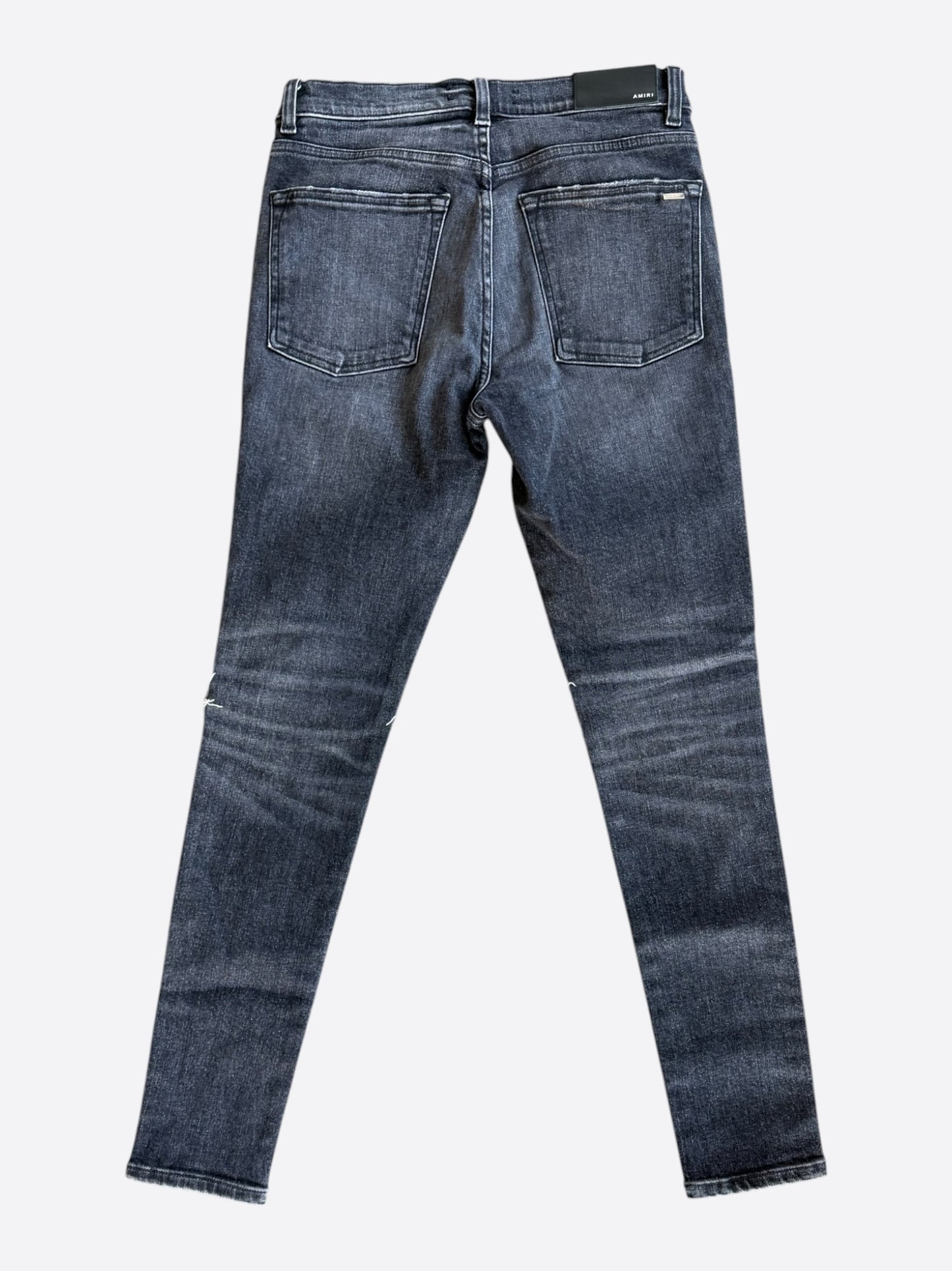 Amiri Grey & Black Patch MX1 Jeans