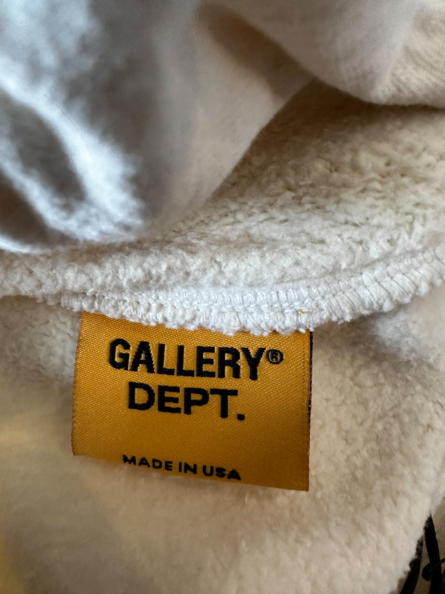 Gallery Dept Beige Paint Splatter Sweatpants