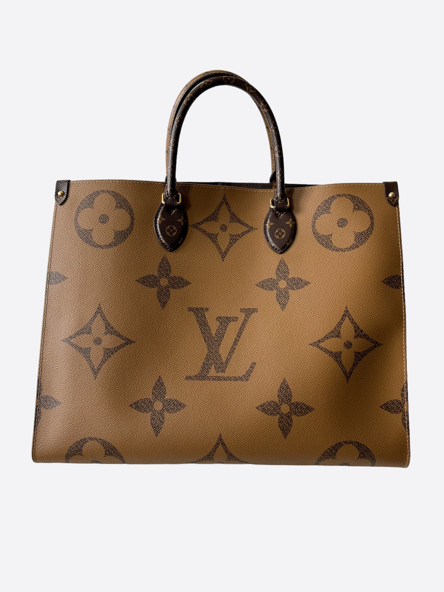 Vuitton Onthego Bb Monogram Reverse Lv On The Go Bag Price Louis