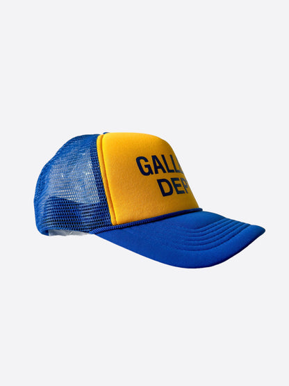 Gallery Dept Blue & Yellow Logo Trucker Hat
