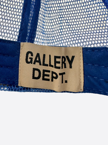 Gallery Dept Blue & Yellow Logo Trucker Hat