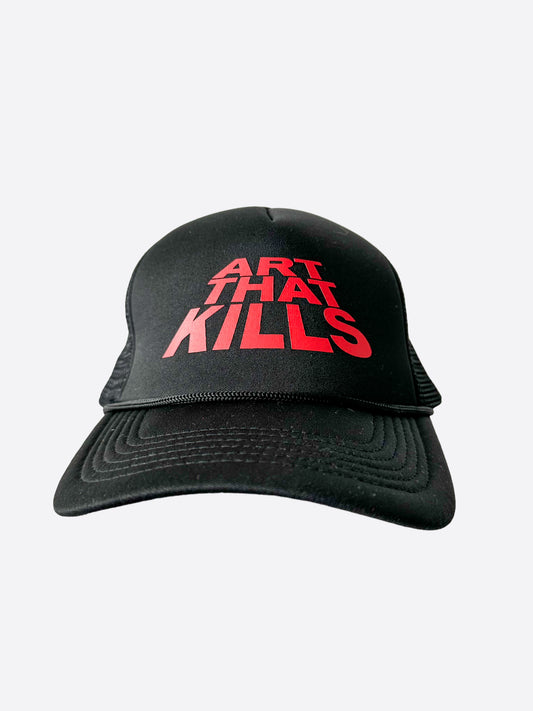 Gallery Dept Black & Red Art That Kills Trucker Hat