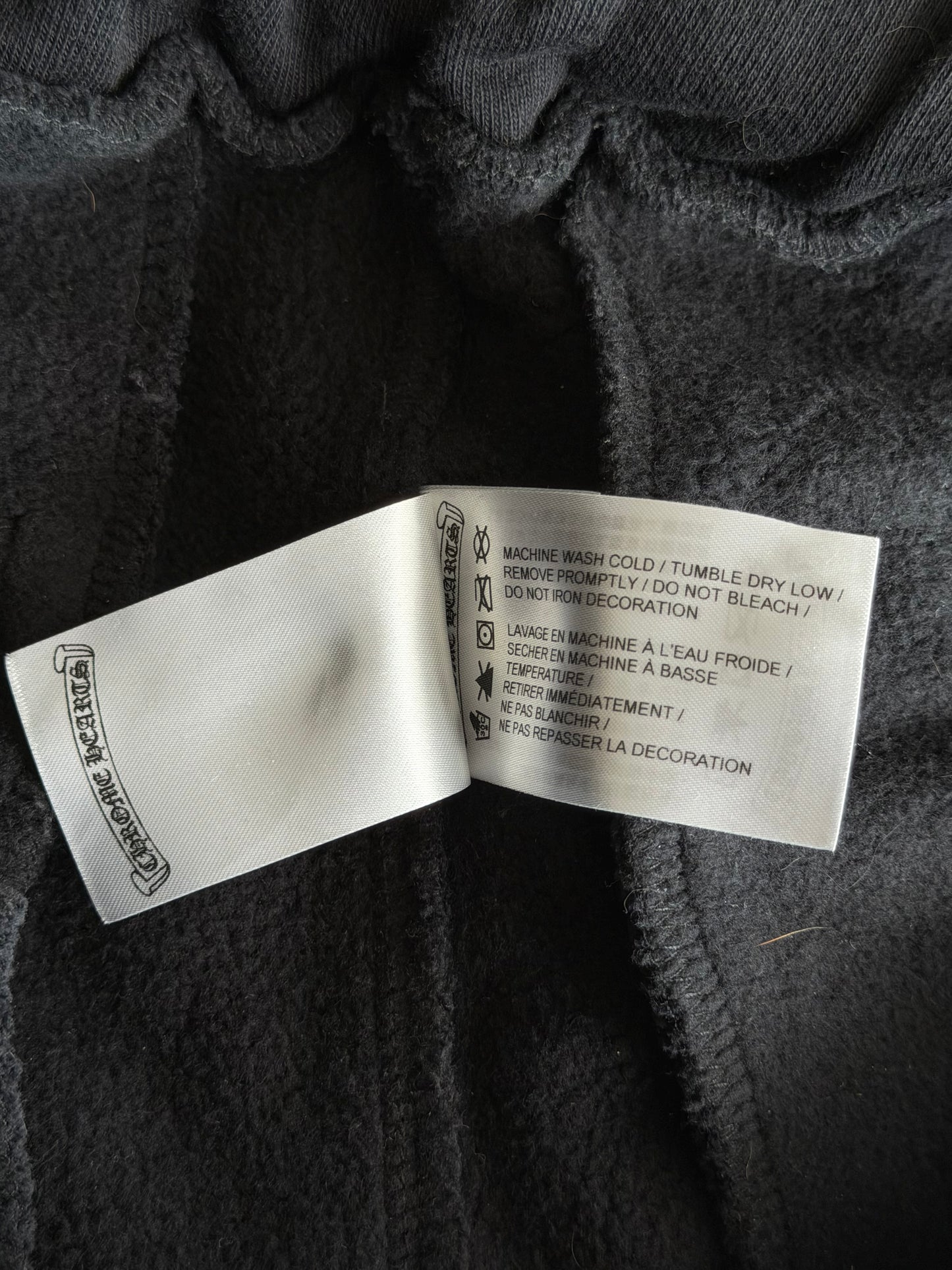Chrome Hearts Black & White Logo Sweatpants