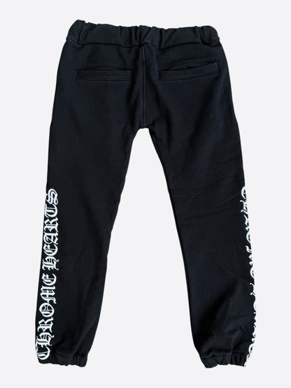 Chrome Hearts Black & White Logo Sweatpants