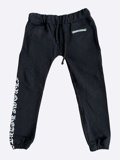 Chrome Hearts Black & White Logo Sweatpants