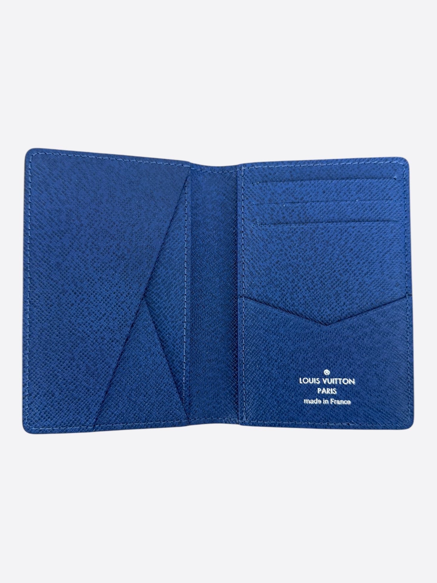 Louis Vuitton Blue Taigarama Monogram Pocket Organizer