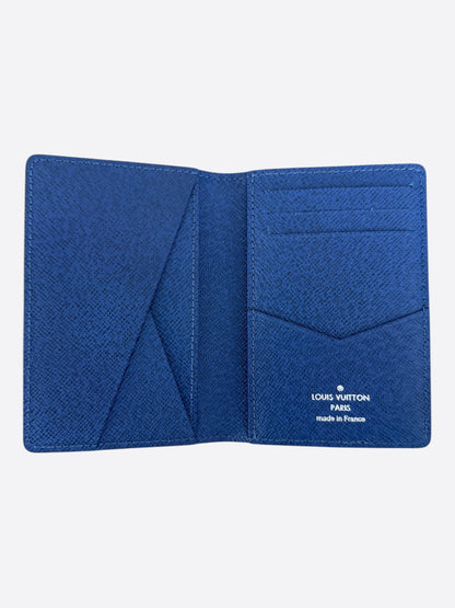 Louis Vuitton Blue Taigarama Monogram Pocket Organizer