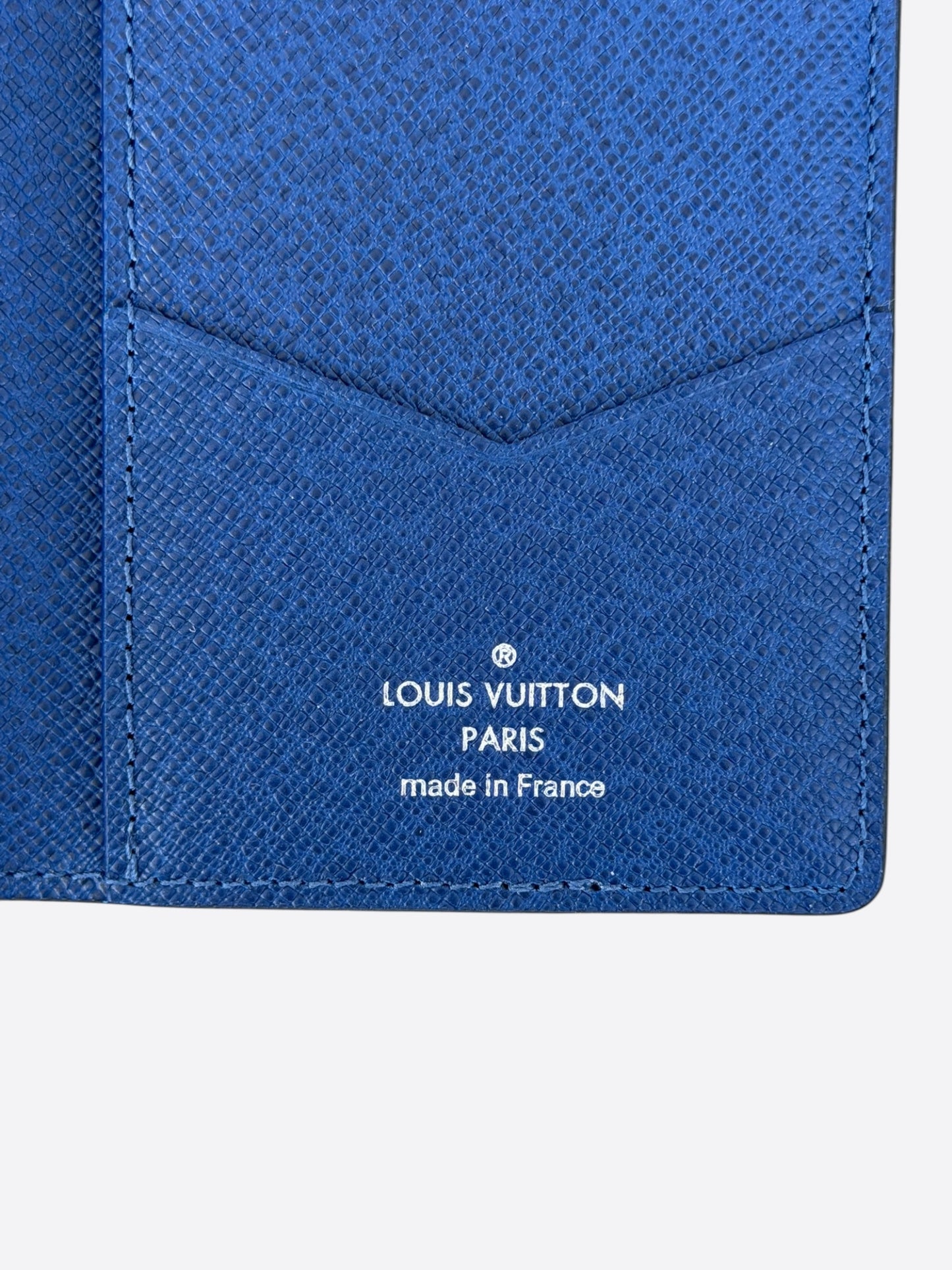 Louis Vuitton Blue Taigarama Monogram Pocket Organizer
