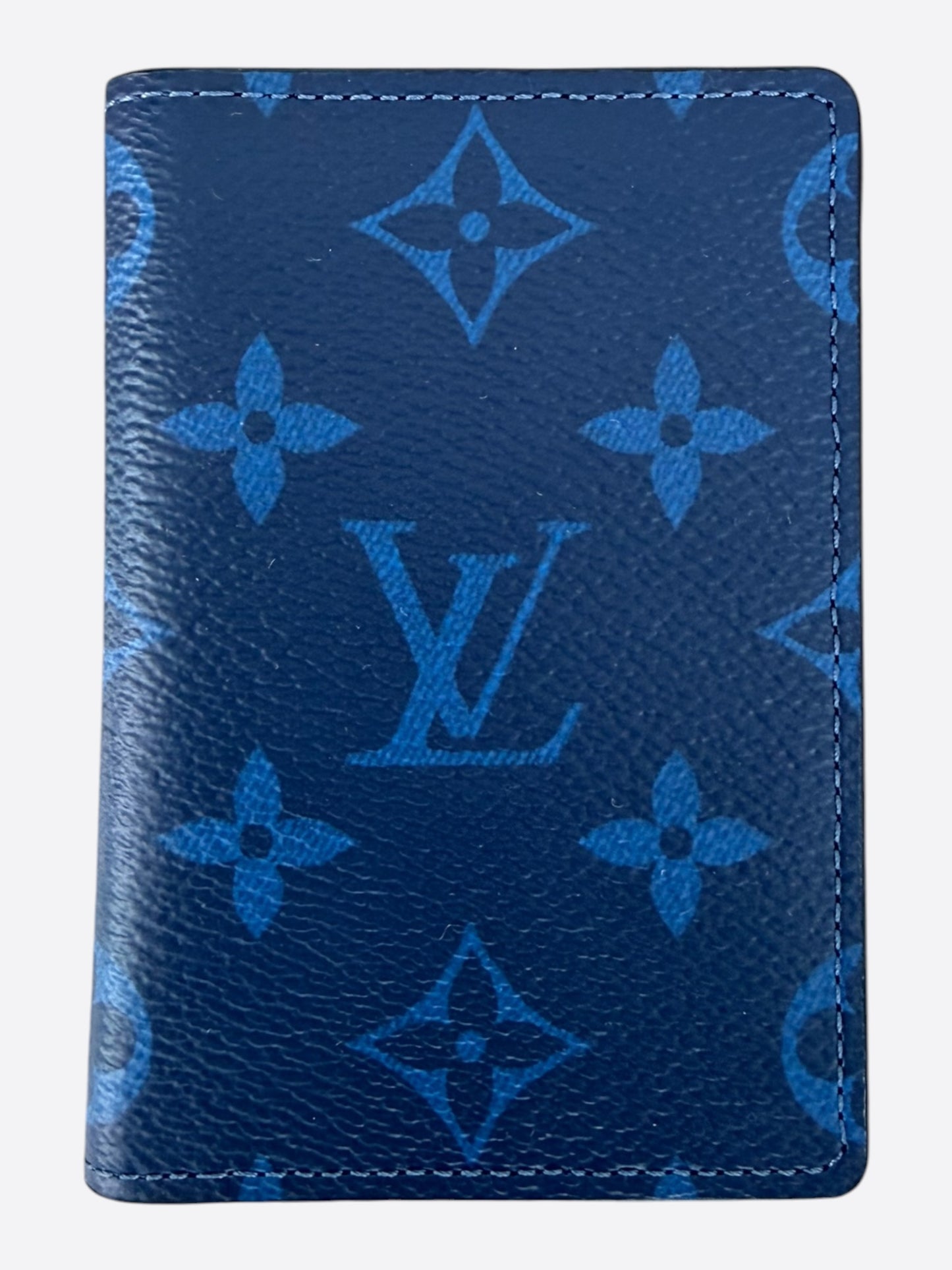 Louis Vuitton Blue Taigarama Monogram Pocket Organizer