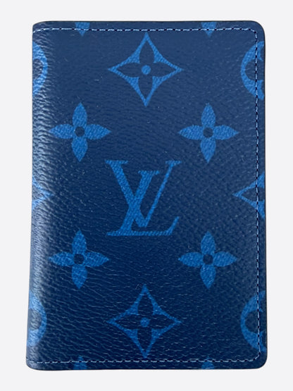 Louis Vuitton Blue Taigarama Monogram Pocket Organizer