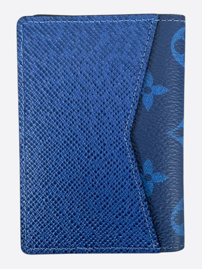 Louis Vuitton Blue Taigarama Monogram Pocket Organizer