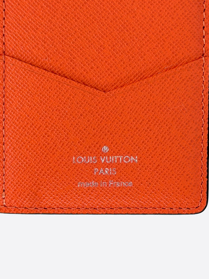 Louis Vuitton Orange Taigarama Monogram Pocket Organizer