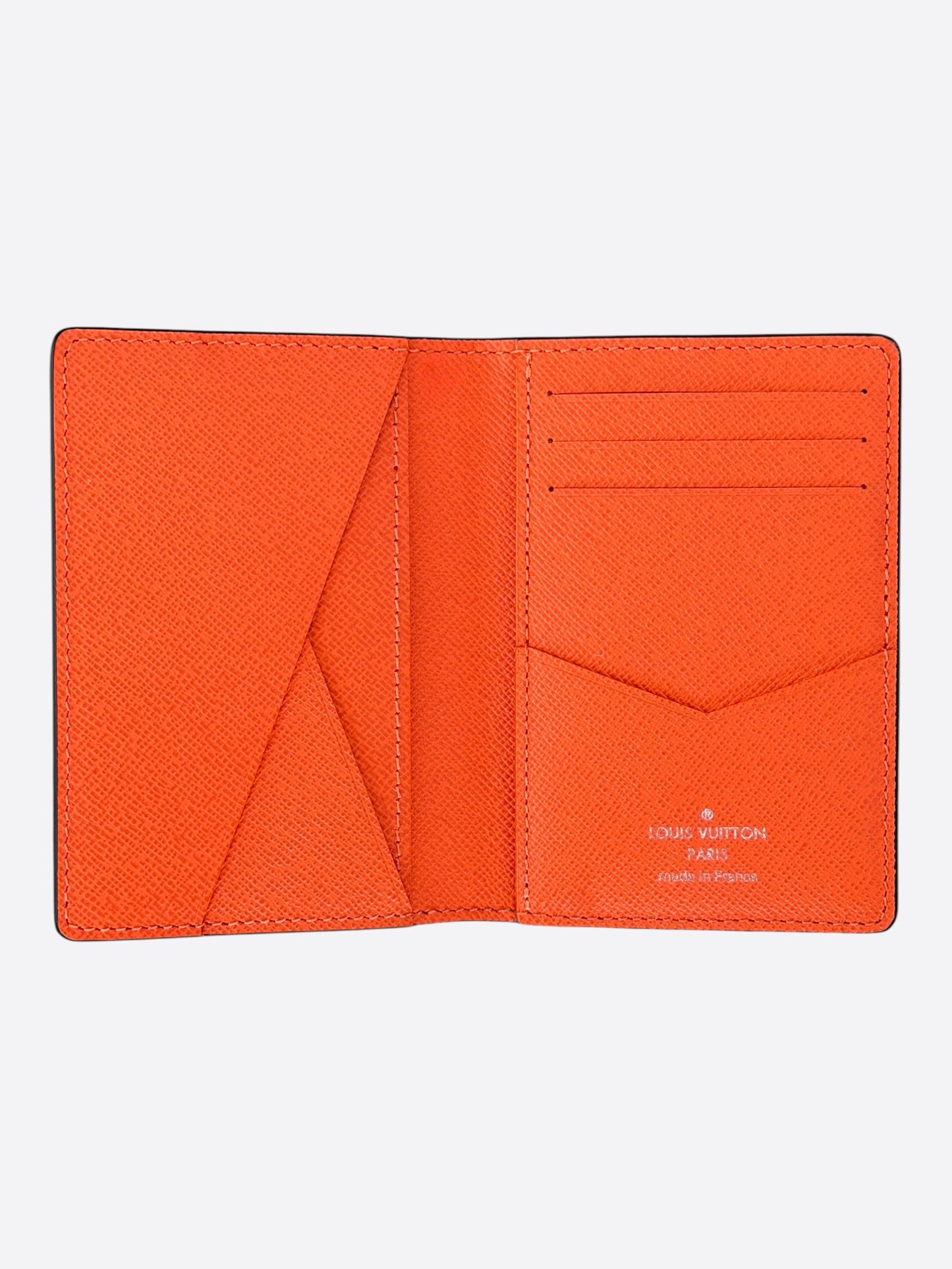 Louis Vuitton Orange Taigarama Monogram Pocket Organizer