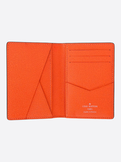 Louis Vuitton Orange Taigarama Monogram Pocket Organizer