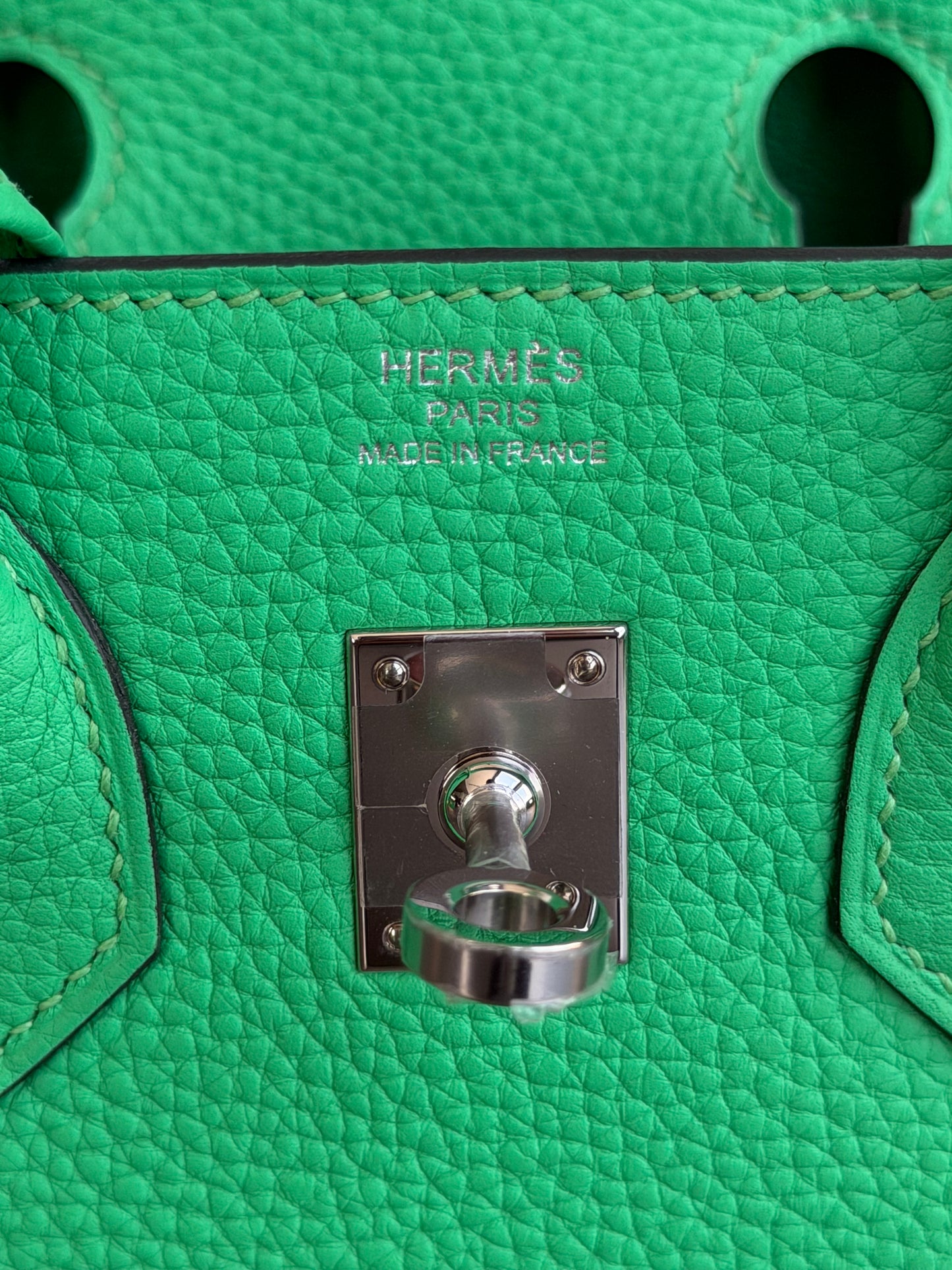 Hermes Vert Comics Togo & Palladium Hardware Birkin 25