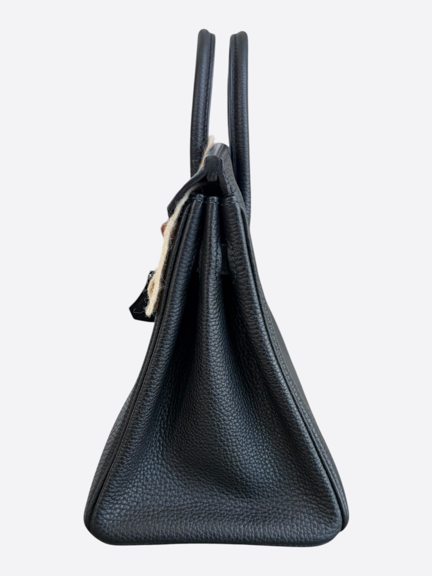 Hermes Black Togo & Rose Gold Hardware Birkin 25