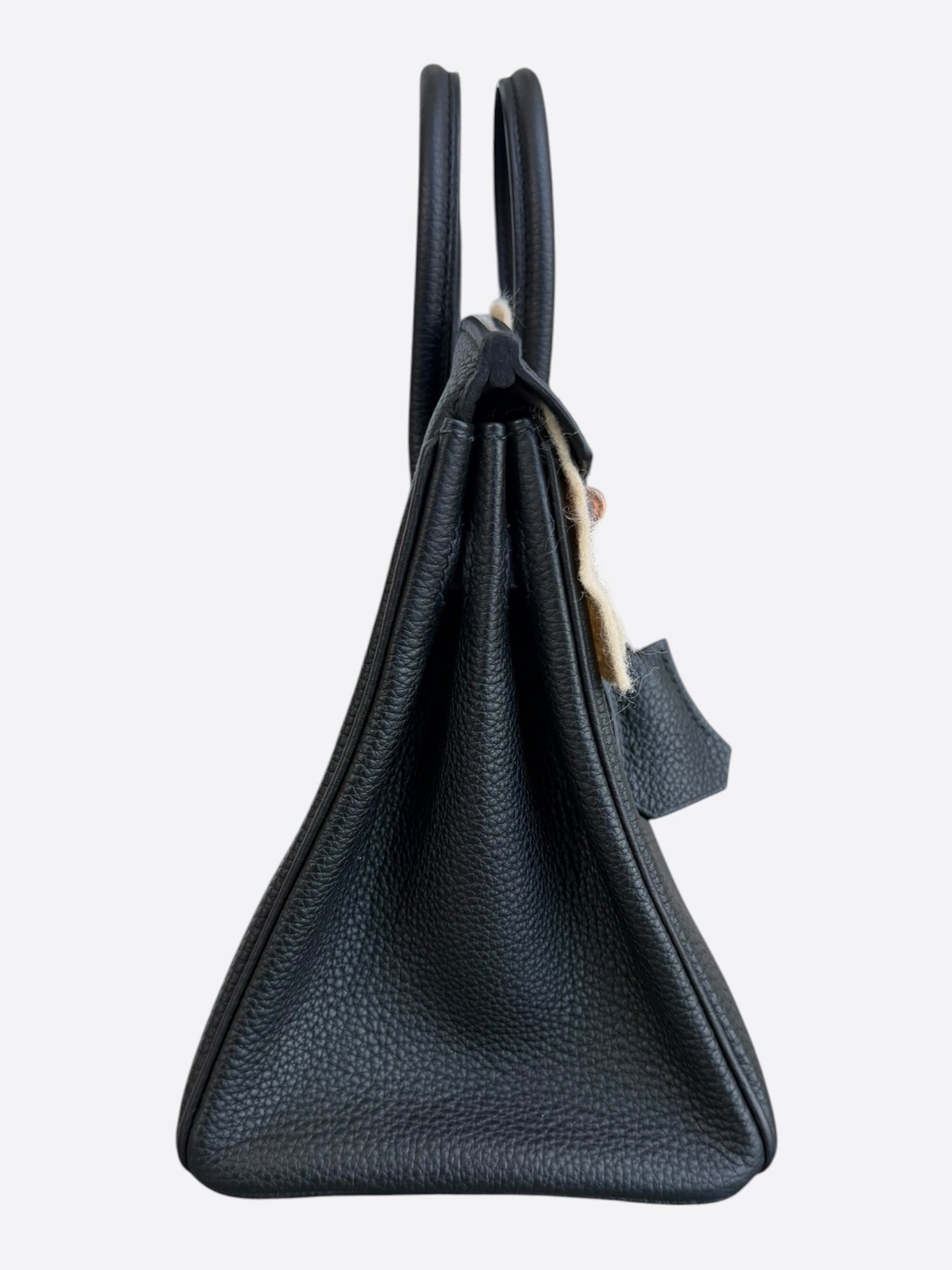 Hermes Black Togo & Rose Gold Hardware Birkin 25