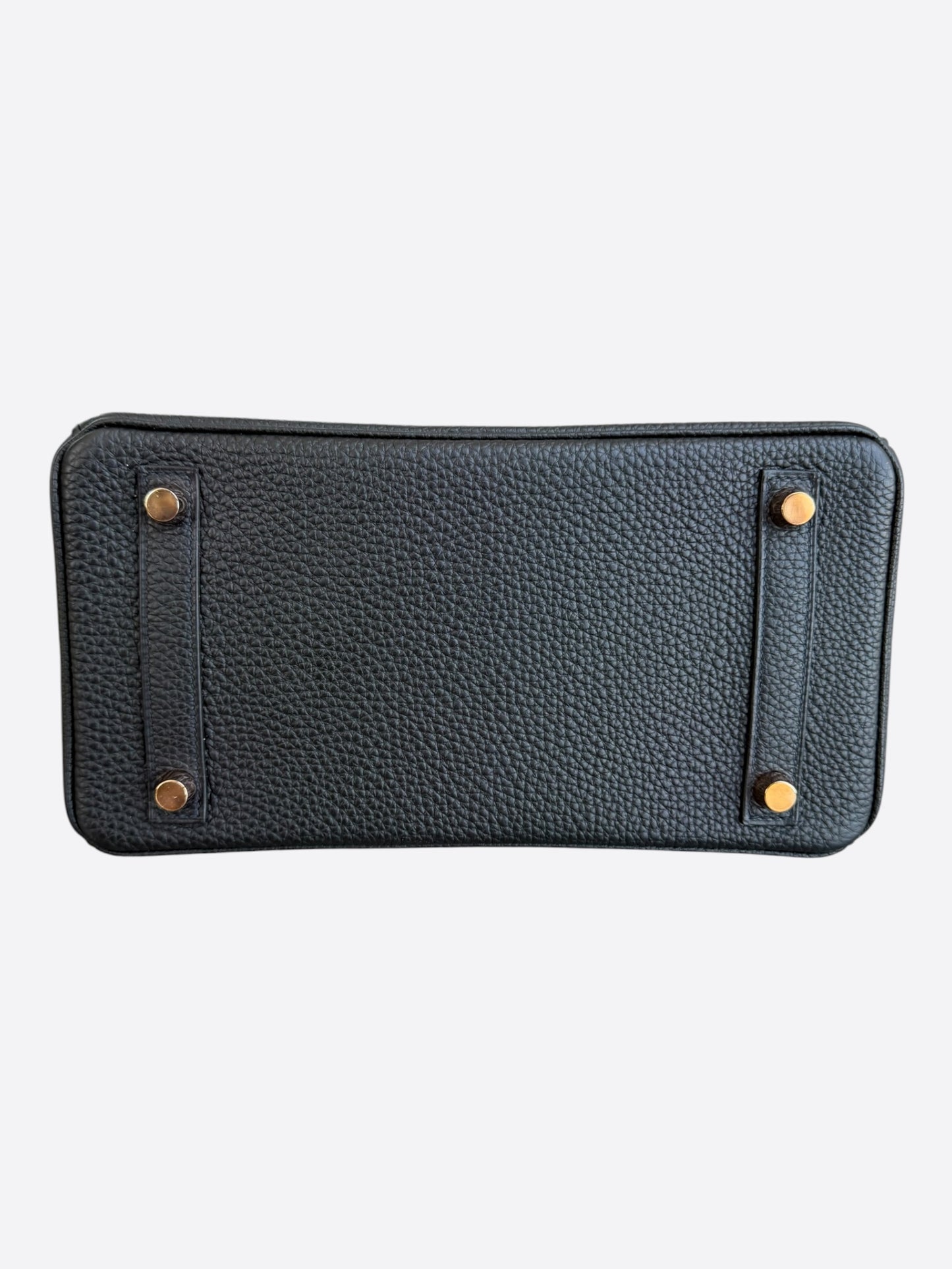 Hermes Black Togo & Rose Gold Hardware Birkin 25