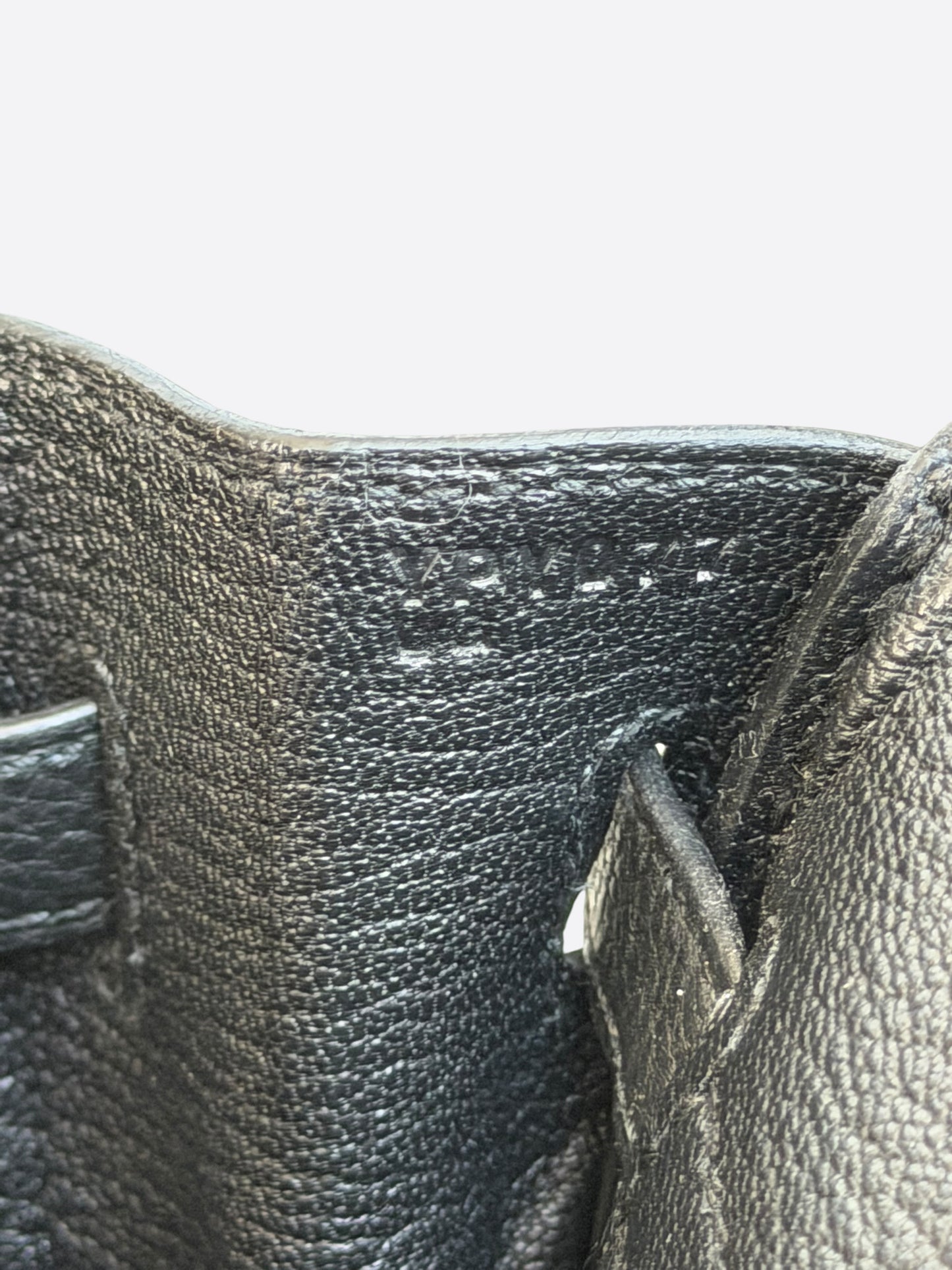Hermes Black Togo & Rose Gold Hardware Birkin 25