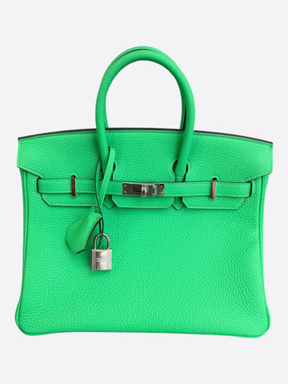 Hermes Vert Comics Togo & Palladium Hardware Birkin 25