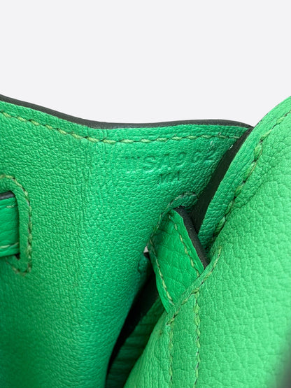 Hermes Vert Comics Togo & Palladium Hardware Birkin 25