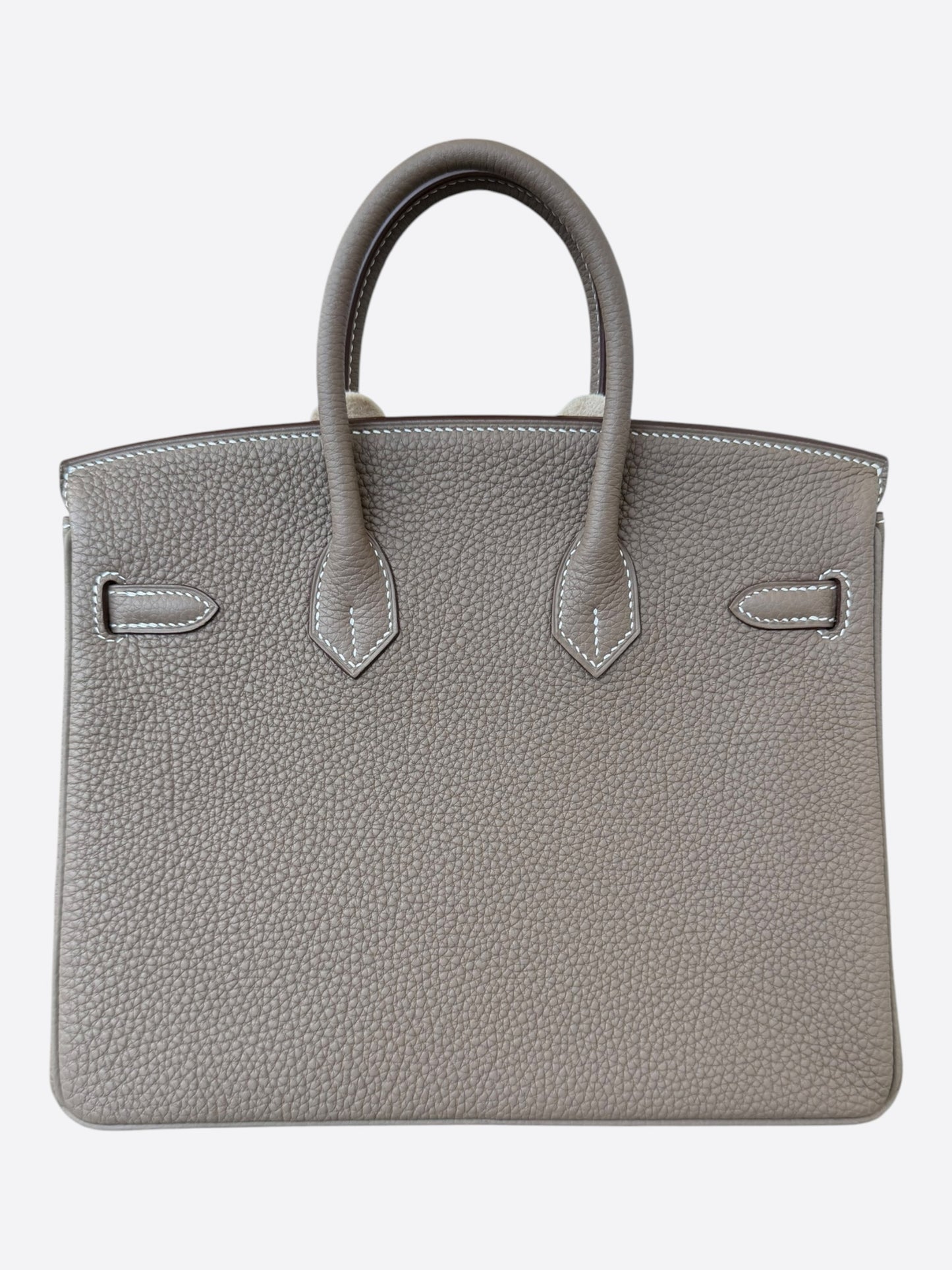 Hermes Etoupe Togo & Palladium Hardware Birkin 25