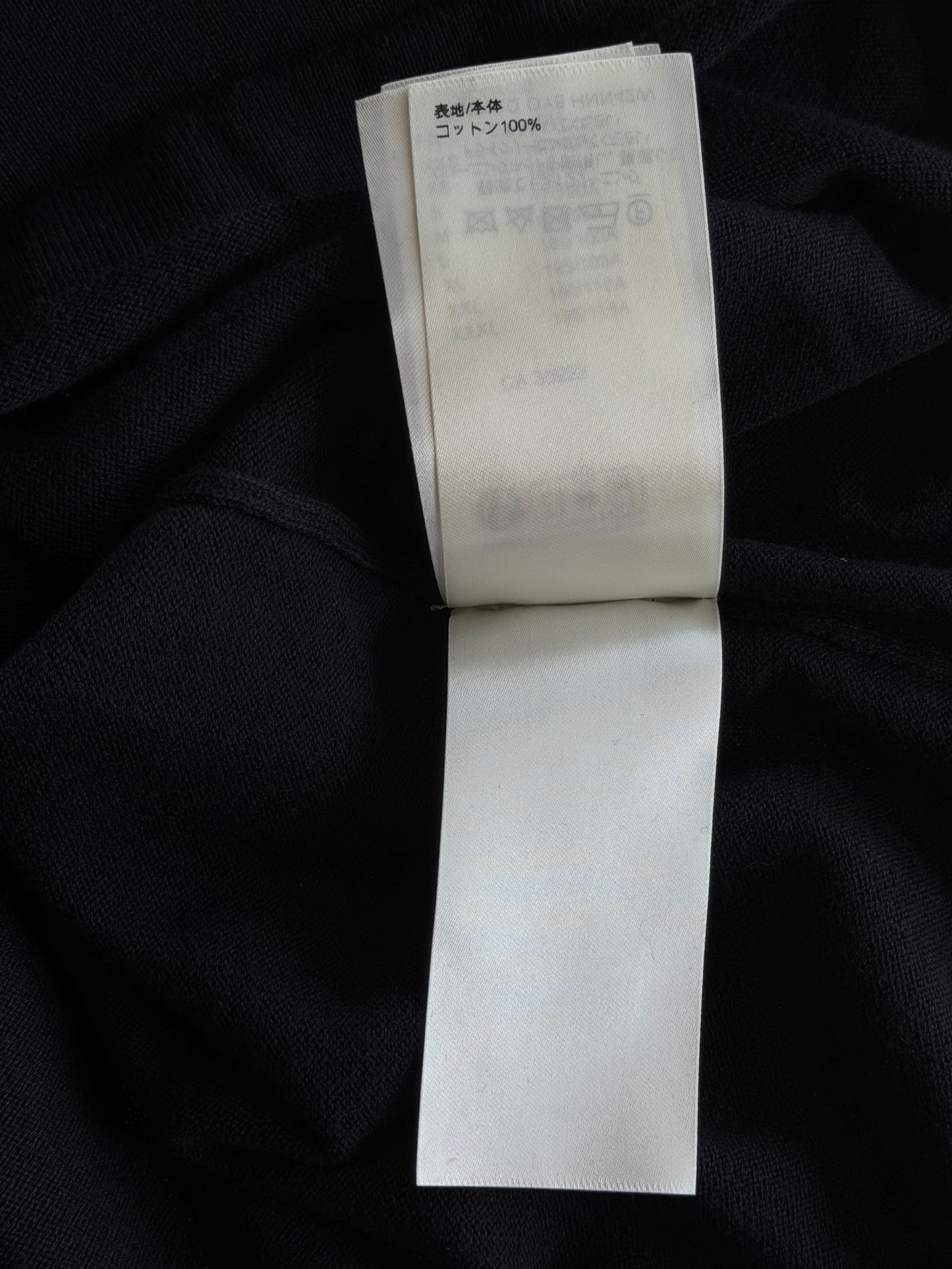 Louis Vuitton Black & White Pin Logo Embroidered T-Shirt