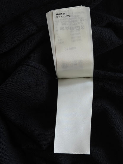 Louis Vuitton Black & White Pin Logo Embroidered T-Shirt