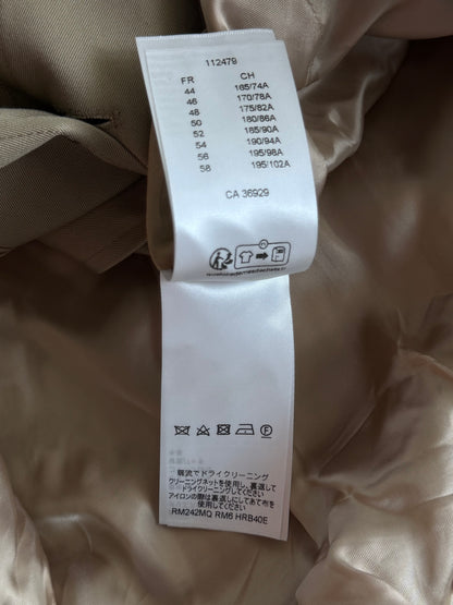 Louis Vuitton Beige Embroidered Logo Bomber Jacket