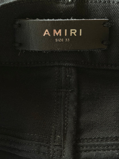 Amiri Black Patch MX1 Jeans