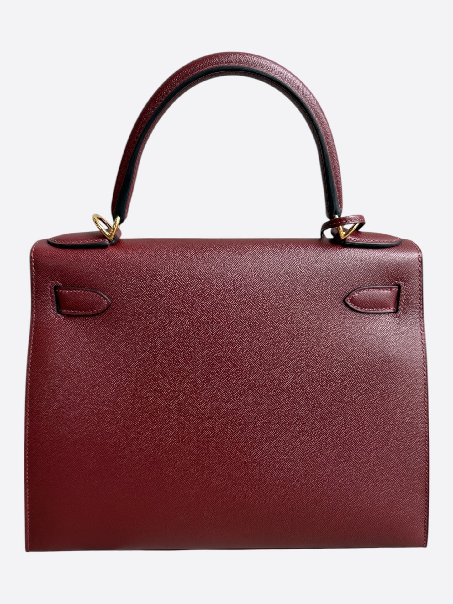 Hermes Rouge H Epsom & Gold Hardware Kelly 28
