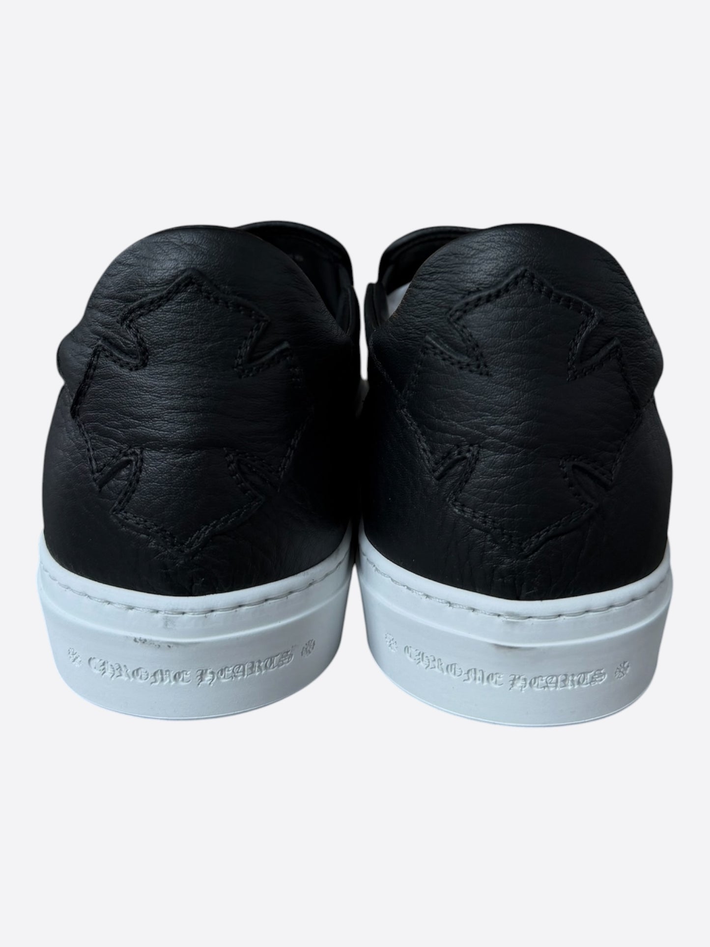 Chrome Hearts Black Dagger Slip On Sneakers