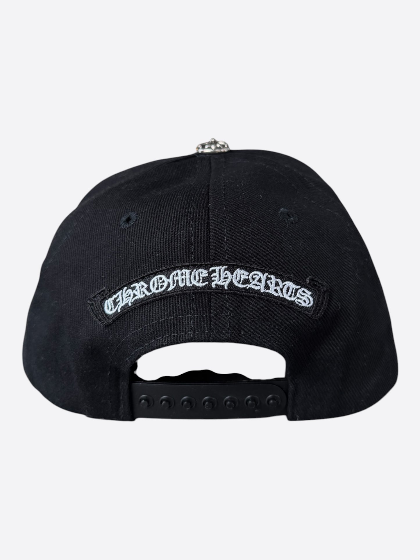 Chrome Hearts Black & White Horseshoe Logo Hat