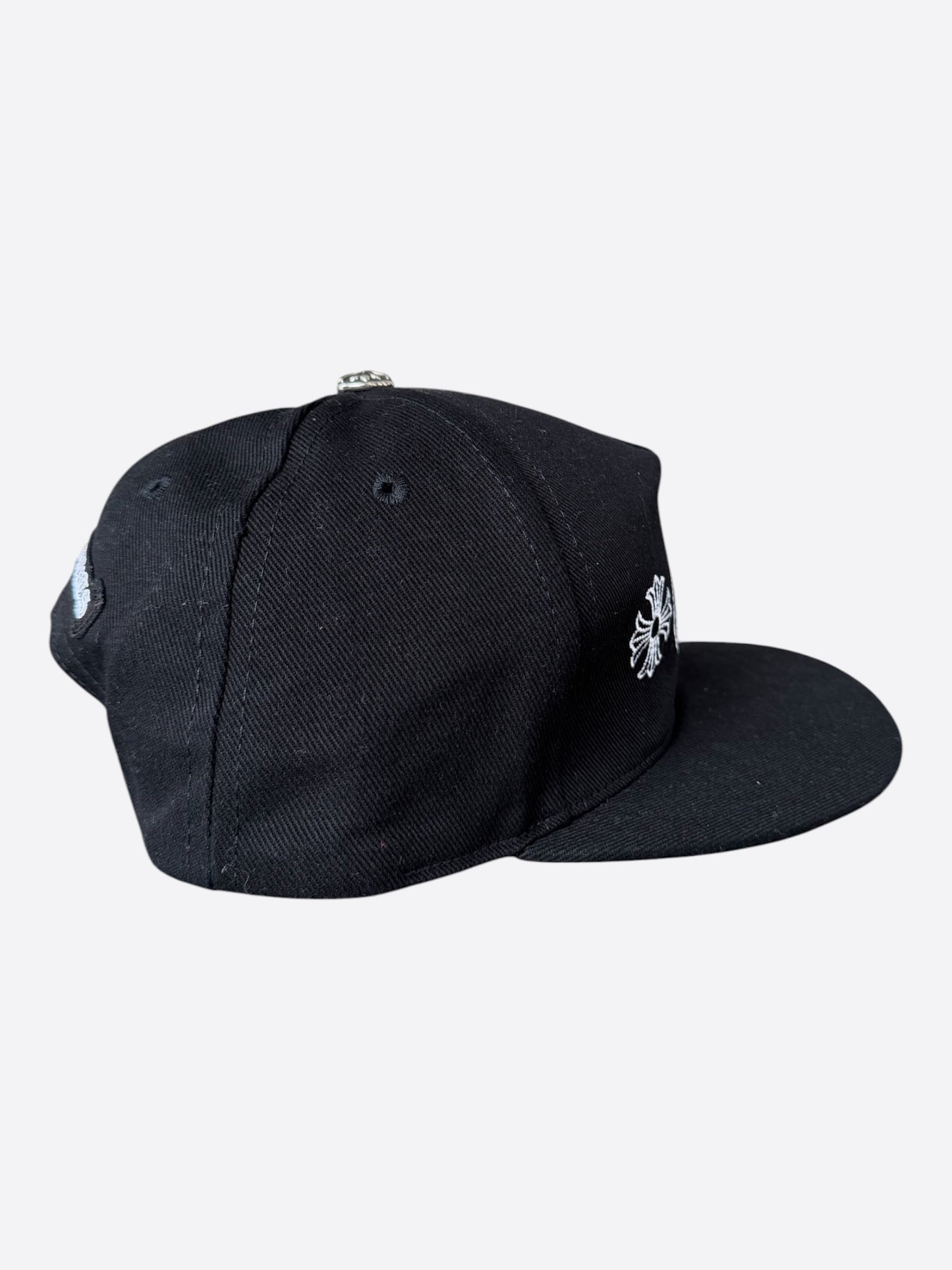 Chrome Hearts Black & White Horseshoe Logo Hat